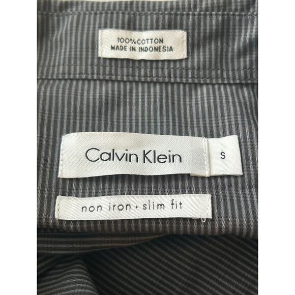 Calvin Klein non iron button up men’s shirt small business professional - Picture 3 of 5